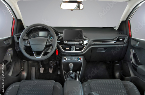 modern car interior