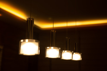 Fototapeta na wymiar Lux lamps