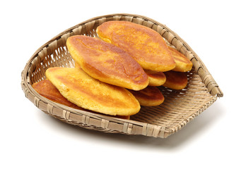 Chinese Cake on white background 