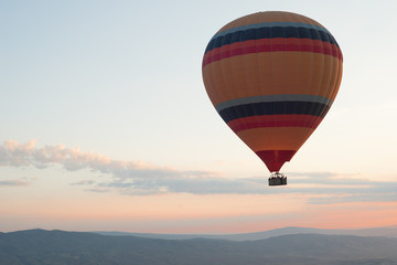 Cappadocia balloons at dawn