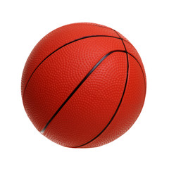 Basketball toy isolated on a white