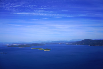 aerial bodrum islands views