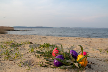 Eiersuche am Strand