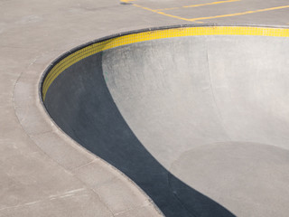 Skate park contrete detail