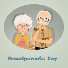 illustration of grandparents day