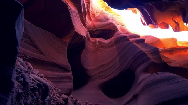 Antelope Canyon - amazing colors of the sandstone rocks - travel photography