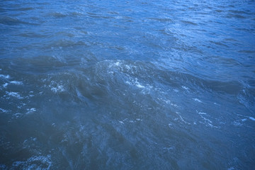 Texture of water in the sea