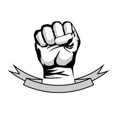 Iron Fist Logo Template