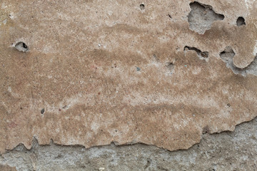 Texture of Very Old and Damaged Concrete Wall