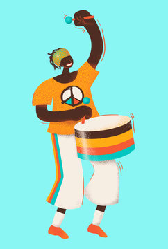 Percussionista do Olodum