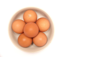 6個の生卵