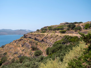 Ruins of a Roman theatre in Milos Island