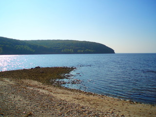 coast of volga river