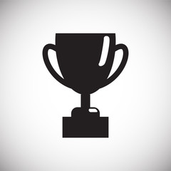 Award icon on background for graphic and web design. Simple vector sign. Internet concept symbol for website button or mobile app.