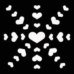 Vector art in love and romantic with heart shape in positive emotion concept for all design.