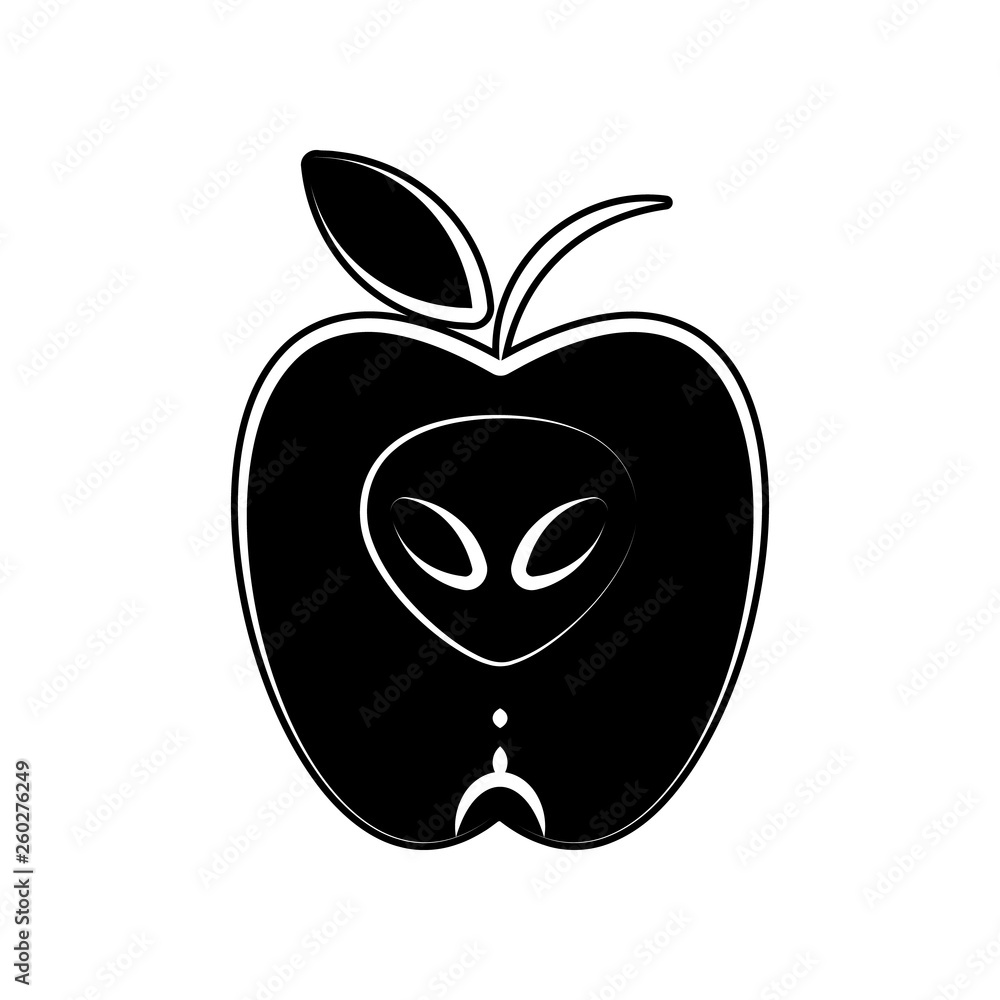 Aufkleber apple, vegetables icon. element of maternity for mobile concept and web apps icon. glyph, flat icon 