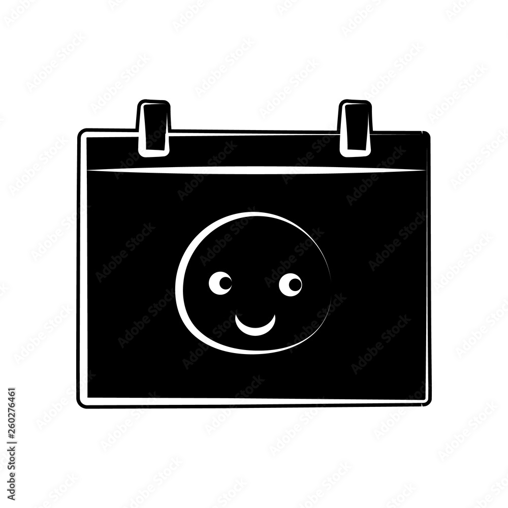 Poster baby born calendar icon. element of maternity for mobile concept and web apps icon. glyph, flat icon