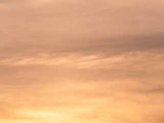 Beautiful sunset sky as nature background.