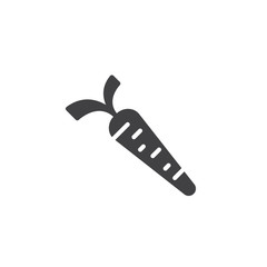 Carrot, Vegetable vector icon. filled flat sign for mobile concept and web design. Carrot glyph icon. Symbol, logo illustration. Pixel perfect vector graphics