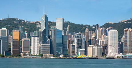 hong kong city skyline