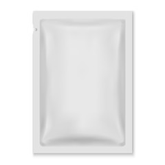 White Blank Foil Food Bag Packaging