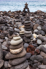 Stone garden at Puerto de la Cruz, Tenerife. Canary Islands. Spain.