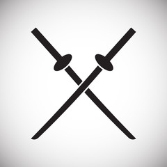 Japan culture related icon on background for graphic and web design. Simple vector sign. Internet concept symbol for website button or mobile app.