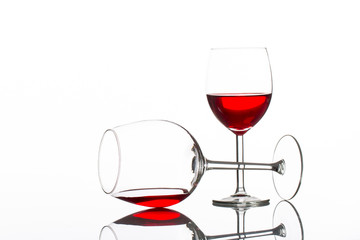 red wine glass