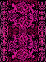 pink and purple decorated vertical pattern