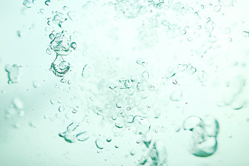 underwater texture air bubbles diving / view from under the water up, underwater background