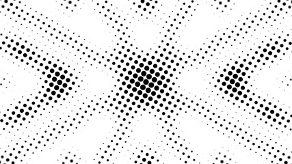 Half tone of many dots, computer generated abstract background, 3D rendering simple backdrop with optical illusion effect