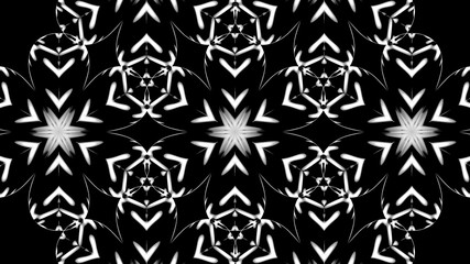 Abstract beautiful line flowers background, 3d render computer generated backdrop