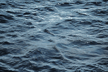 Obraz premium sea water abstract background waves / blue background, nature wet ocean water with ripples