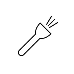Flash light icon, vector