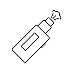 Device for vape. Vector icon Electronic cigarette