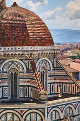 Fototapeta premium Duomo Cathedral Santa Maria del Fiore Church Florence