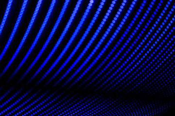 Naklejka premium Abstract lines of blue color. Painting made with light. Abstract pattern of lines formed by points.