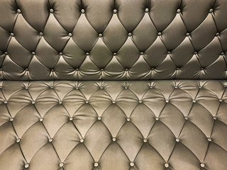 Close up luxury vintage leather sofa