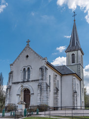 Fototapeta na wymiar Église de Chênex en Haute Savoie 