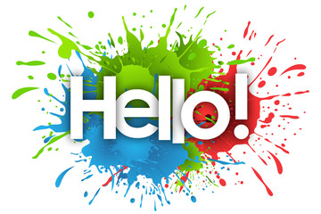 hello word and splashs © nali
