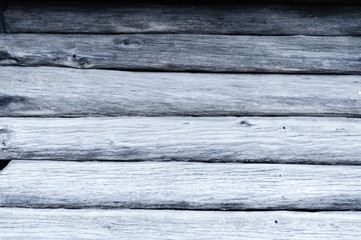 Obraz premium Close-up of bark and pattern on the side of an old log