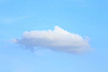 Cloud on blue sky