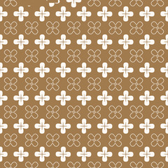 Four pettle flower graphic pattern