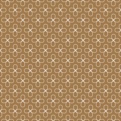 Four pettle flower graphic pattern