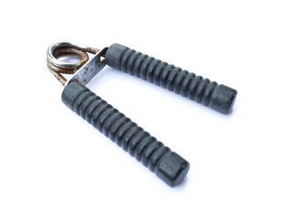 Hand Squeezing Exercise Hand Grip isolated on white background