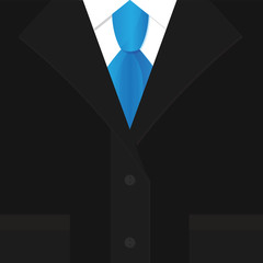 Black Suit vector icon