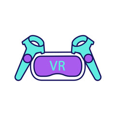 VR set color icon