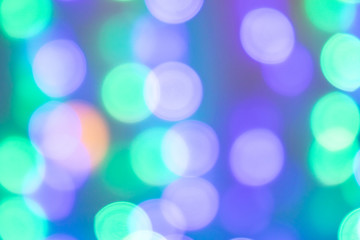 Obraz premium lots of light spots bokeh blurred due to Unsharp, natural bokeh