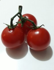 tomatoes isolated on white background