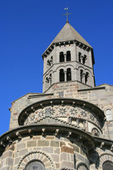 Fototapeta na wymiar Saint-Nectaire church (Auvergne - France)